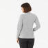 Women Sweater Full-Zip Fleece for Hiking MH100 Grey