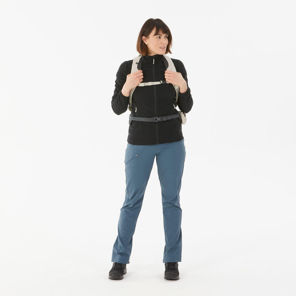 Veste polaire de randonnée - mh100 - femme