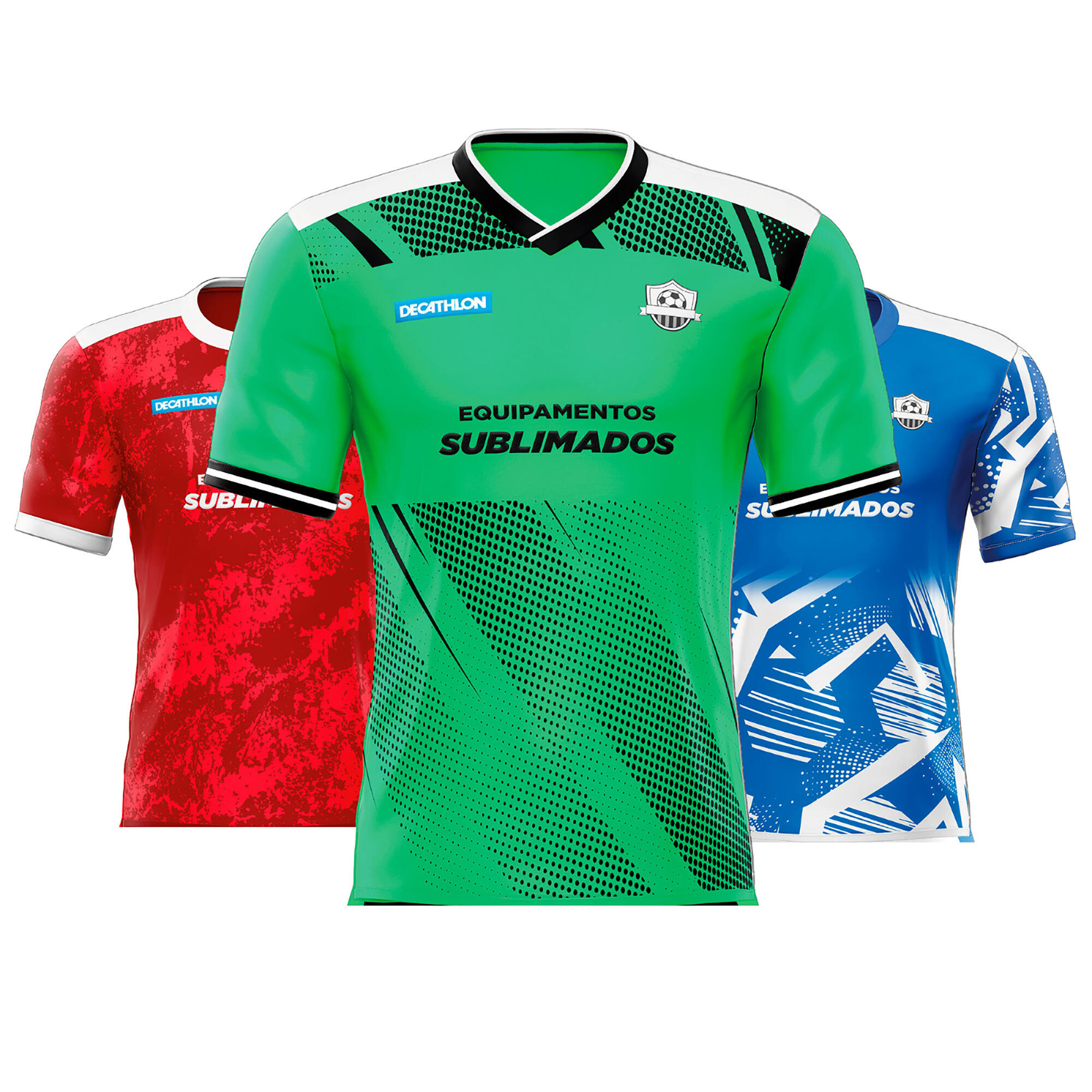 Camisola de futebol adulto e criança sublimada modelo cup