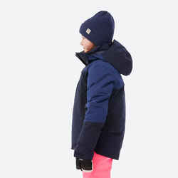 Kids’ warm and waterproof ski jacket 900 - blue