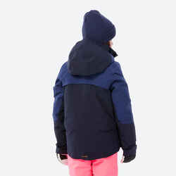 Kids’ warm and waterproof ski jacket 900 - blue