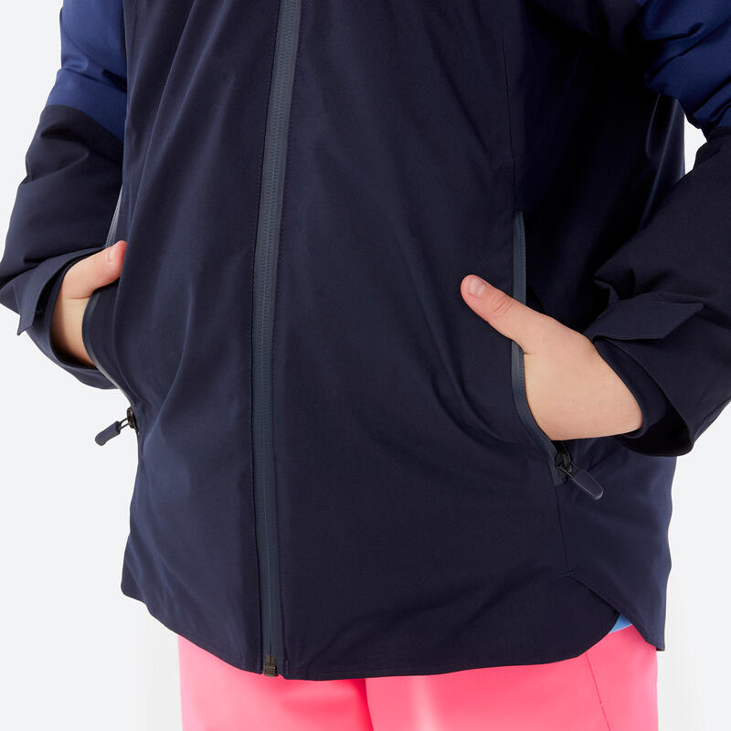 Veste de ski enfant chaude et imperméable 900 - Bleue