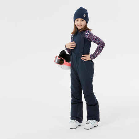 Kids’ warm and waterproof ski trousers PNF 900 - Navy blue