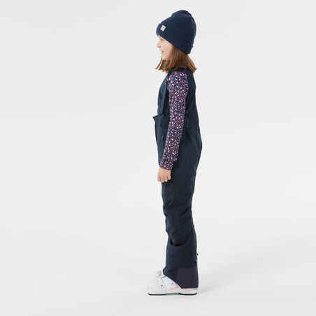 Kids’ warm and waterproof ski trousers PNF 900 - Navy blue