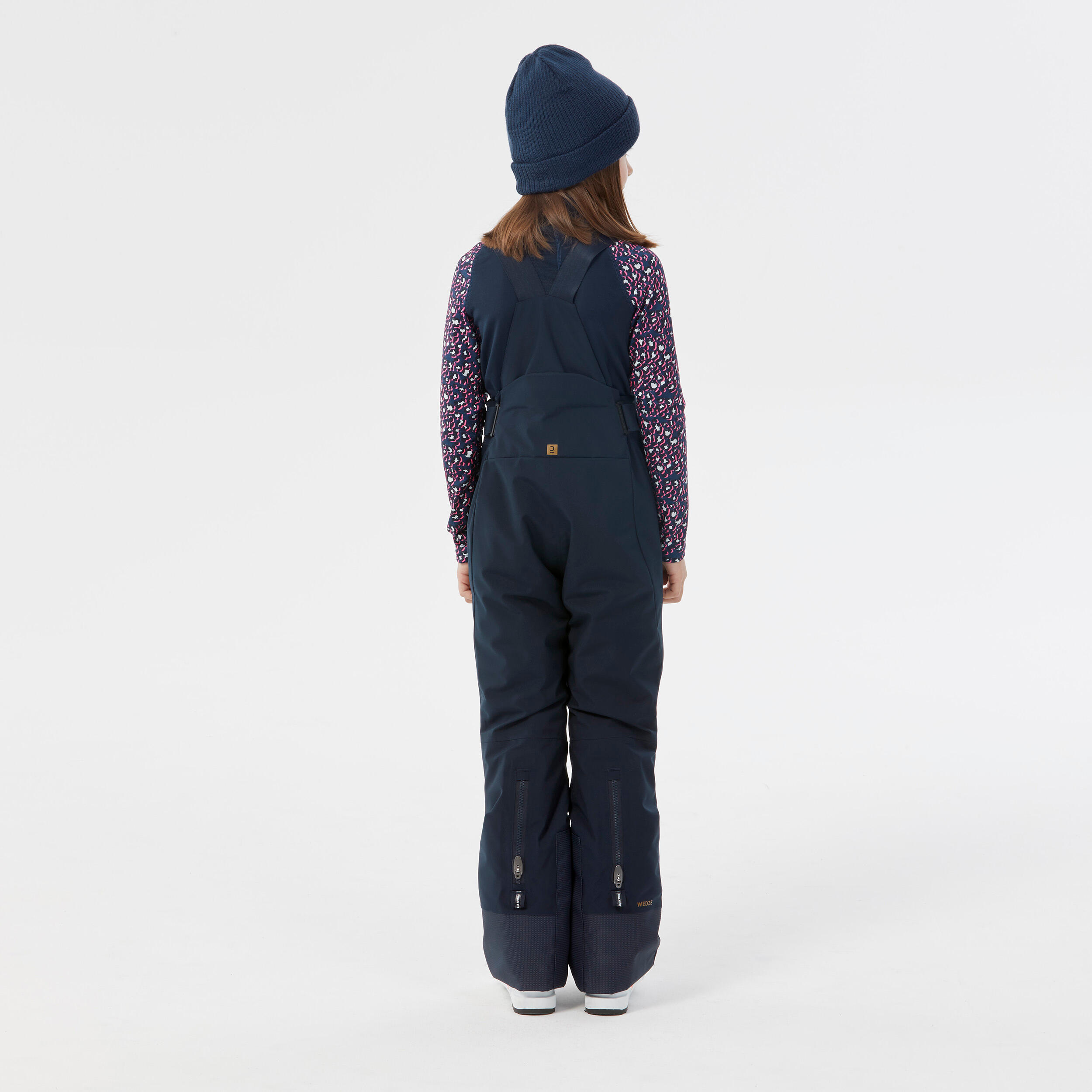 Pantalon de ski enfant bretelles amovibles - ski 900 bleu - WEDZE