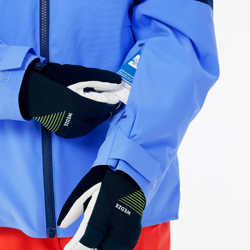 Veste de ski chaude et imperméable garçon 8-14 ans, 900 bleu