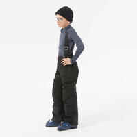 Kids’ warm and waterproof ski trousers PNF 900 - Black