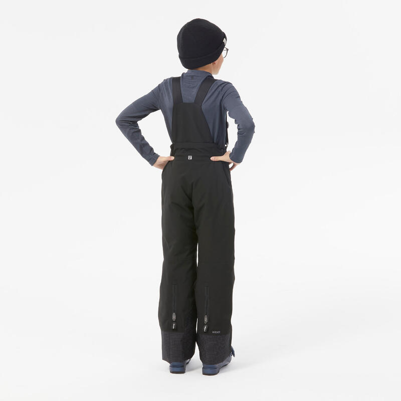 Pantalon de ski enfant chaud et imperméable PNF 900 - Noir