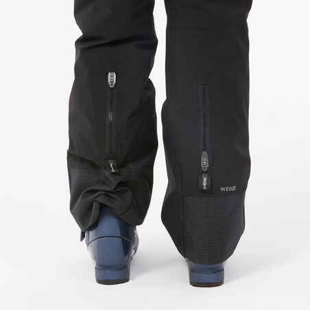 Παιδικό ζεστό και αδιάβροχο παντελόνι σκι PNF 900 - Μαύρο