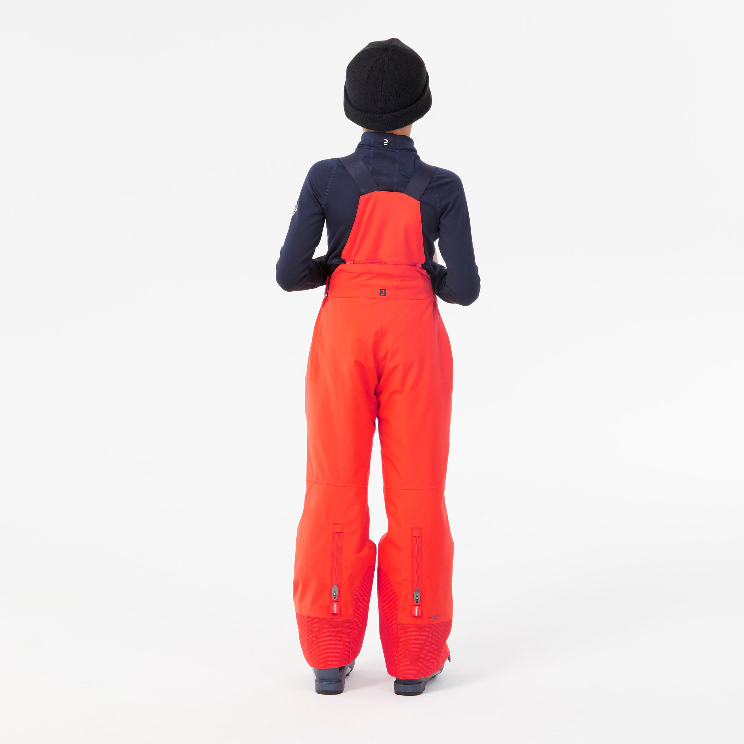 Boys’ warm and fully waterproof ski trousers - 8-16 years 900 PNF - Red 4/10