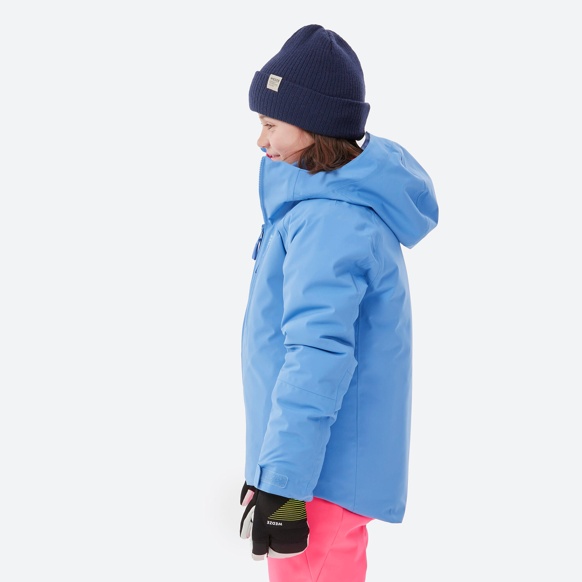Gebraucht - Skijacke Kinder warm wasserdicht - 550 blau  3/10