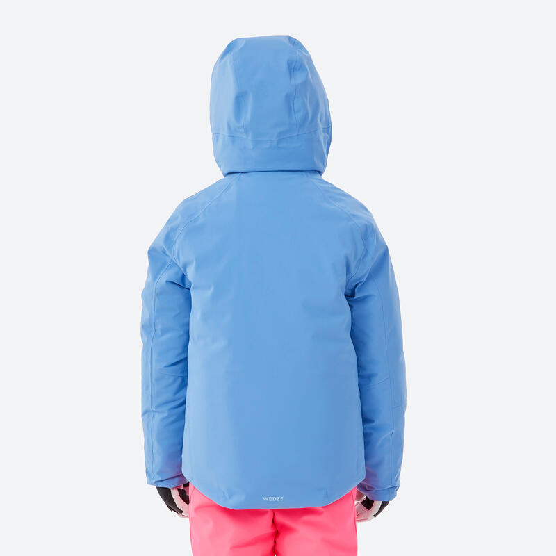 Veste de ski enfant chaude et imperméable 550 - Bleu