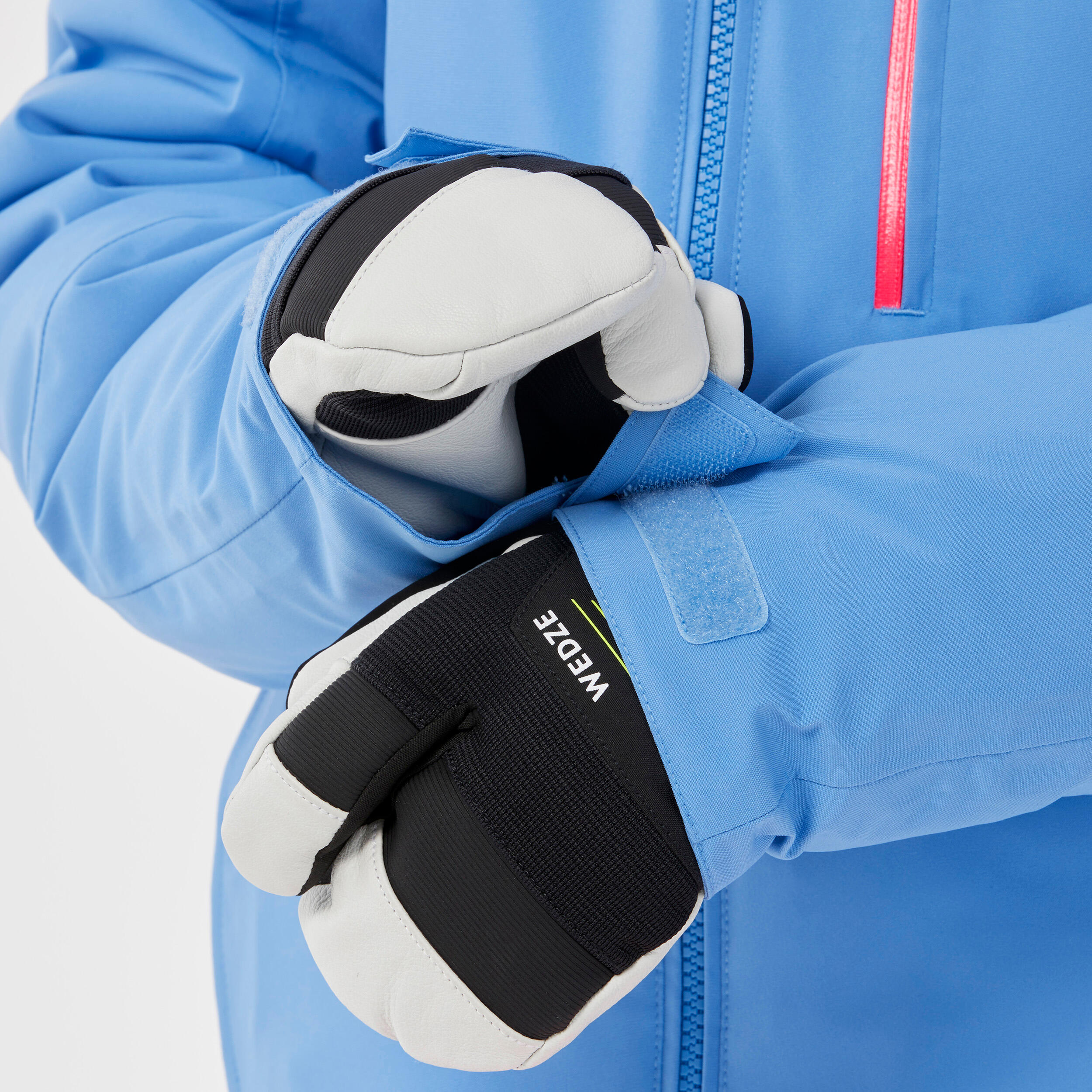 Gebraucht - Skijacke Kinder warm wasserdicht - 550 blau  6/10