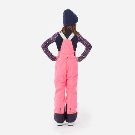 Kids’ warm and waterproof ski trousers PNF 900 - Pink