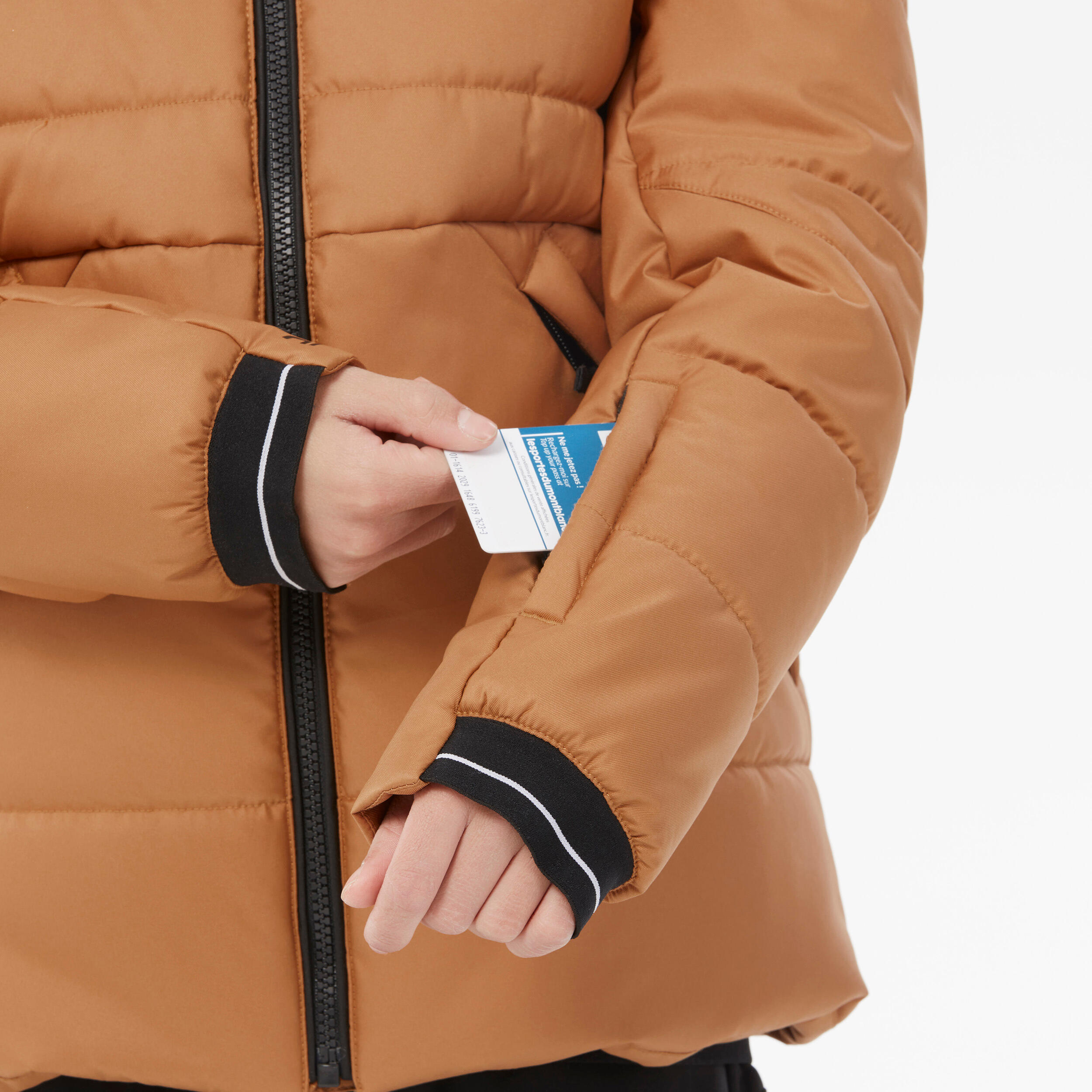 Kids’ Extra Warm and Waterproof Padded Ski Jacket 180 WARM 4/11