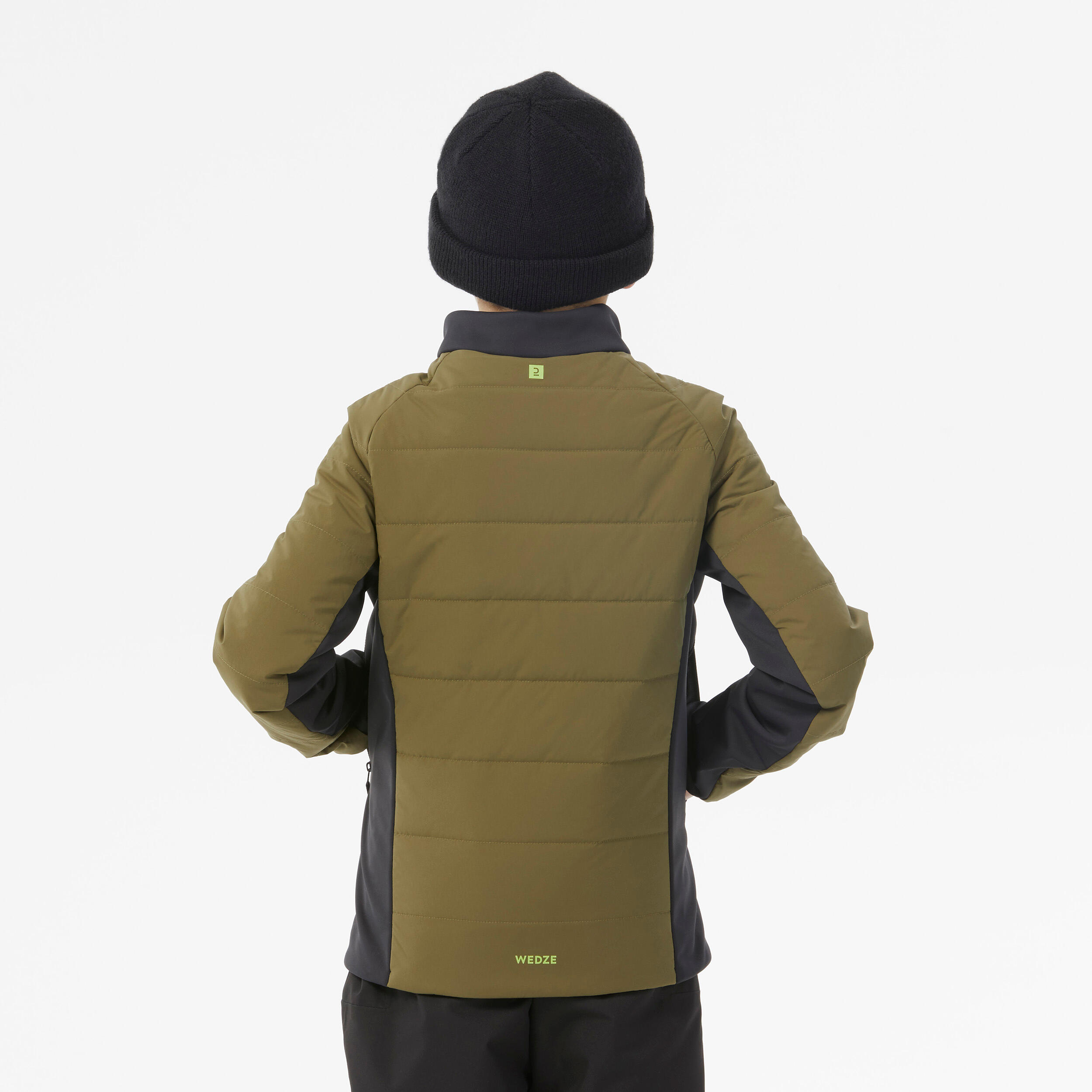 Children's lightweight ski jacket 900 - Khaki 5/7