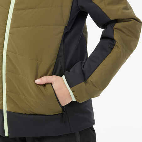Children's lightweight ski jacket 900 - Khaki