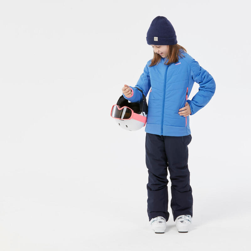 Casaco acolchoado de ski ligeiro criança 900 - Azul
