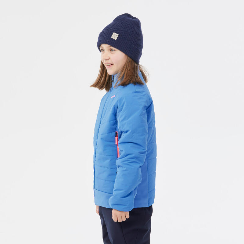 Lichtgewicht gewatteerde ski-jas voor kinderen 900 blauw