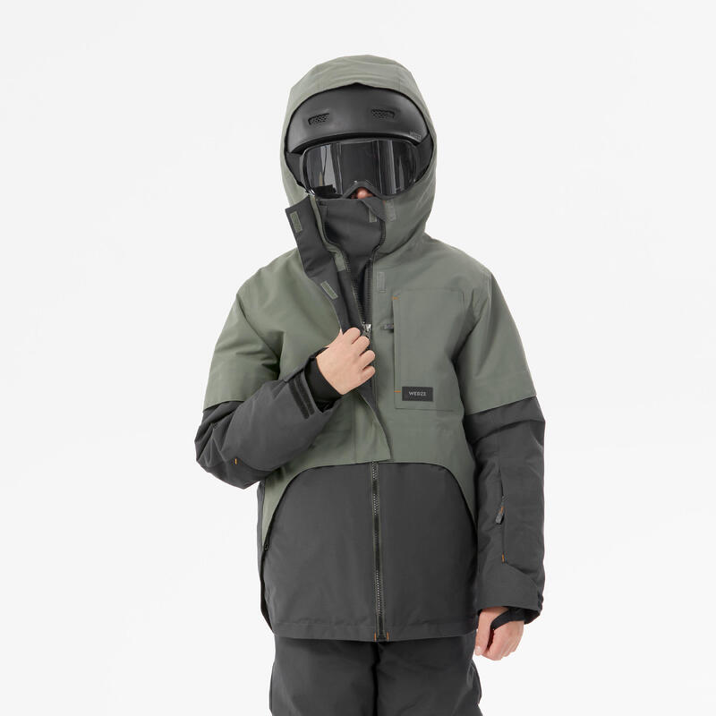 VESTE DE SNOWBOARD GARÇON LONGUE ET TRÈS RÉSISTANTE - SNB 500