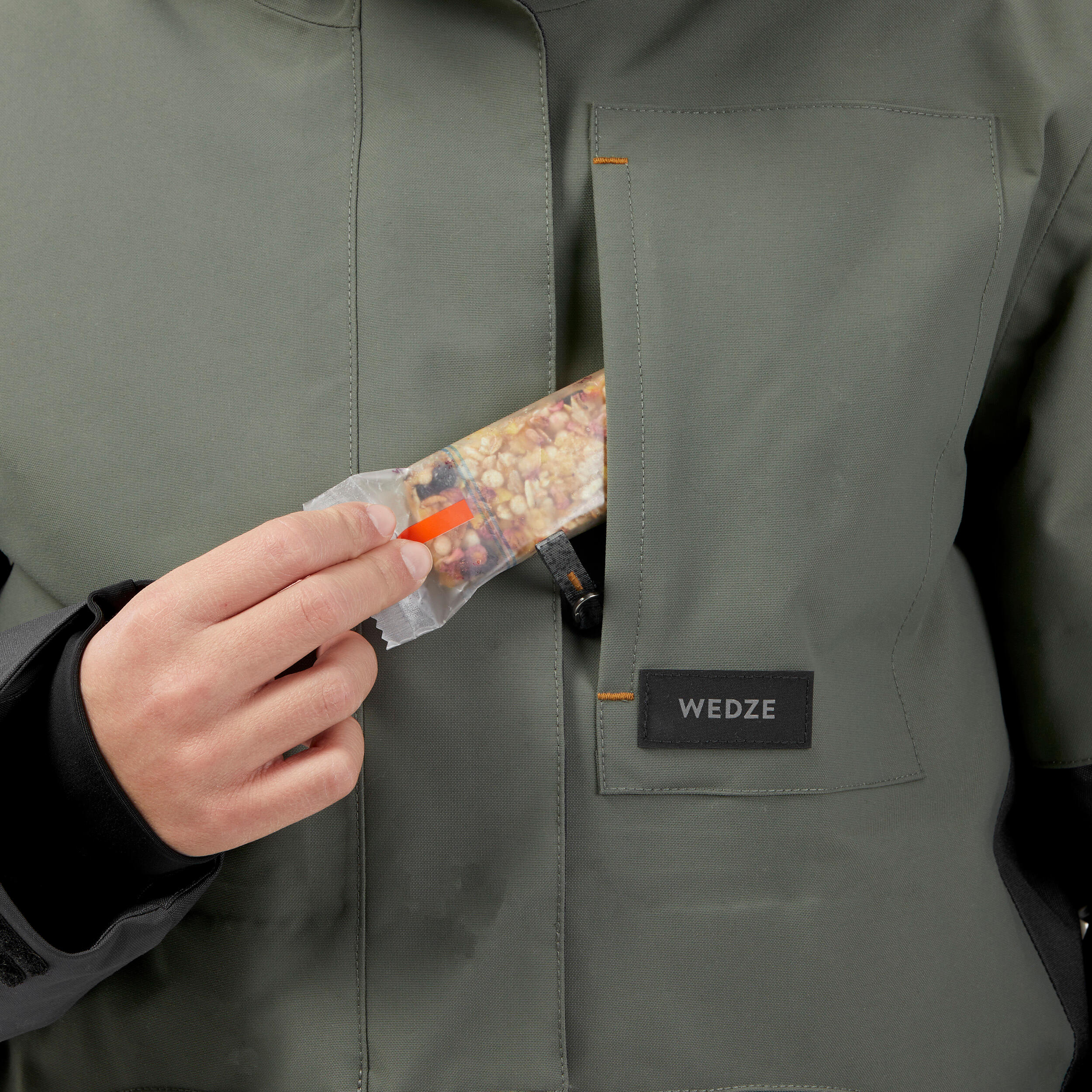 Manteau d'hiver enfants – planche à neige 500 kaki - DREAMSCAPE
