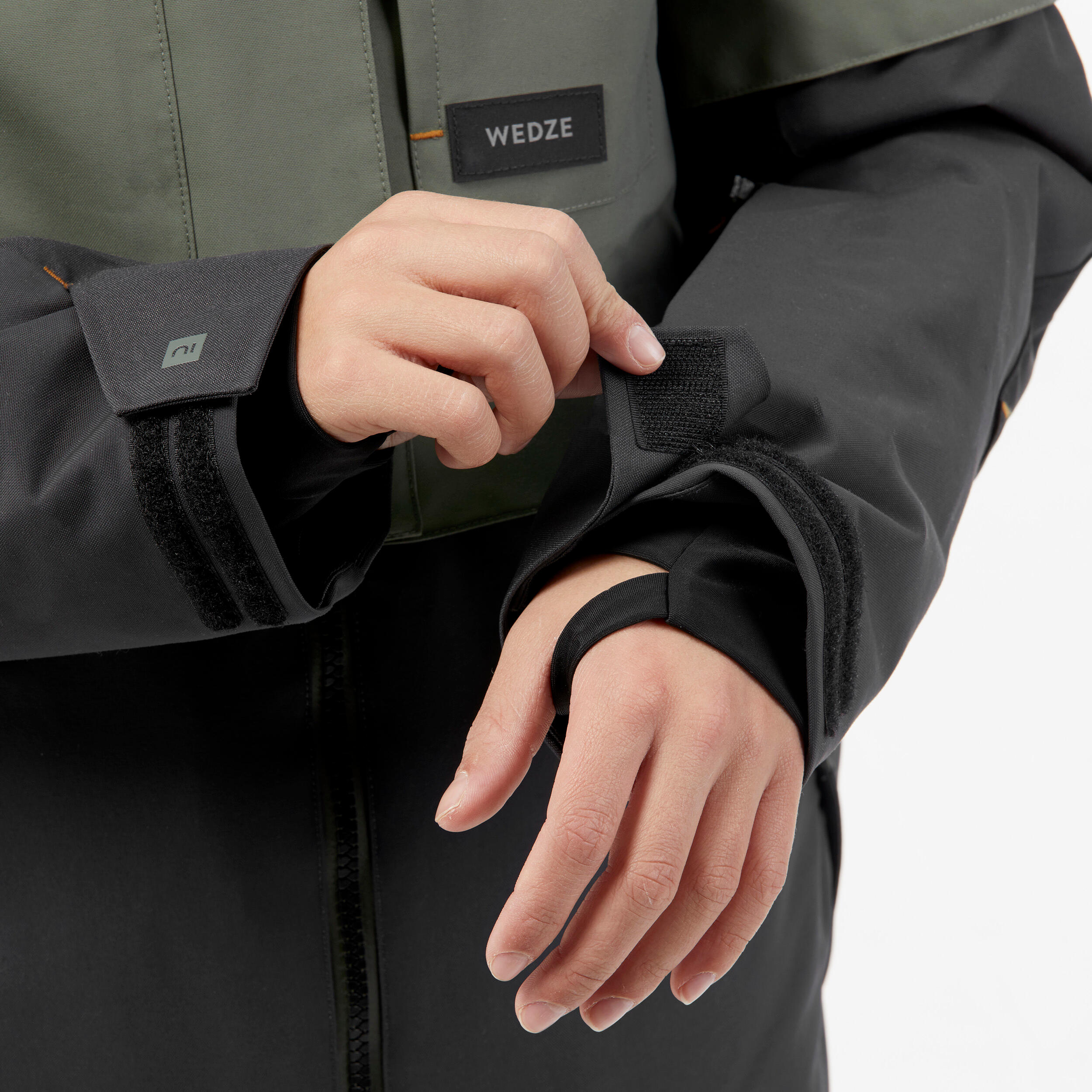 Manteau d'hiver enfants �?? planche ?� neige 500 kaki - Vert Kaki Cendr - Dreamscape - D?�cathlon