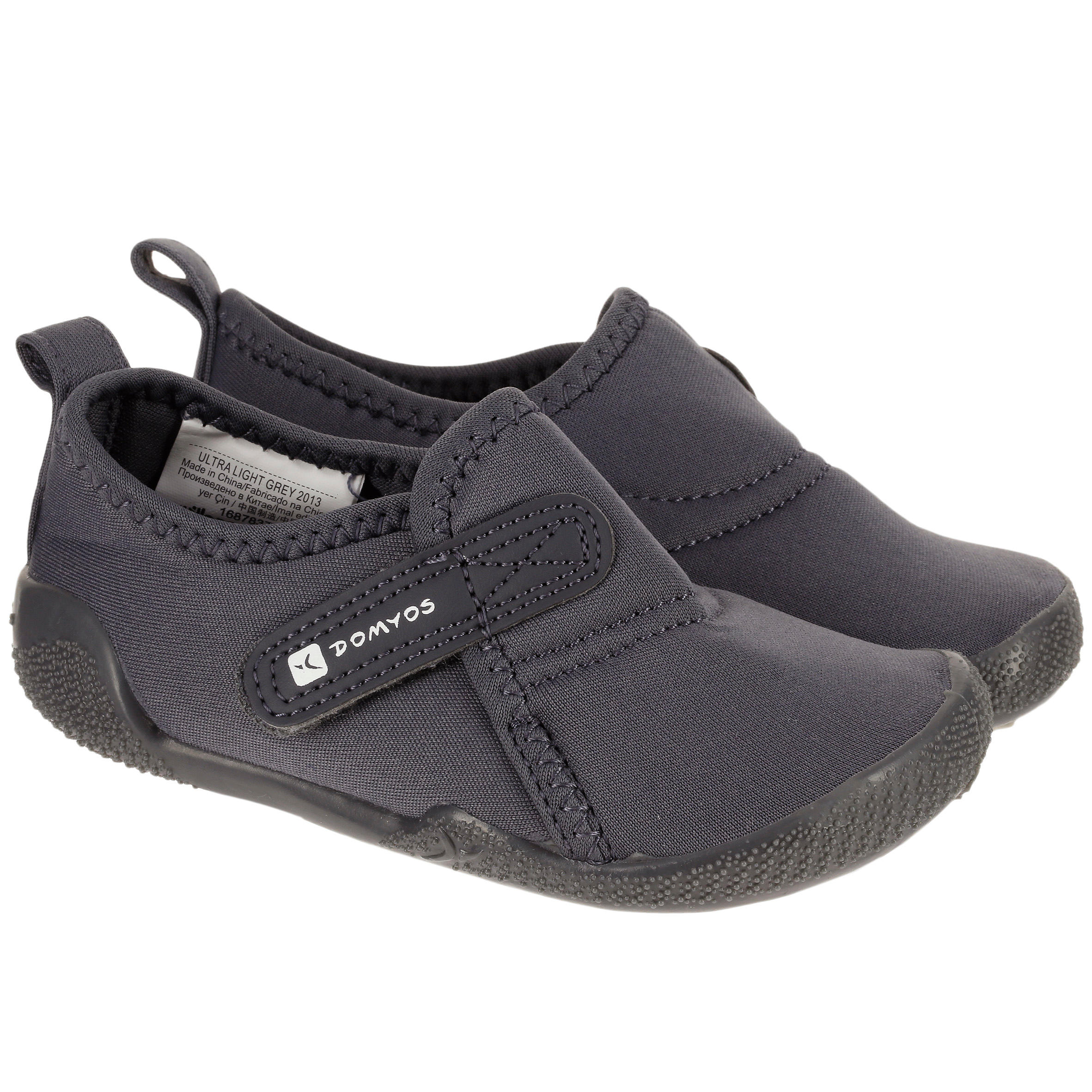 Ultralight Baby Gym Bootees - Dark Grey 8/19