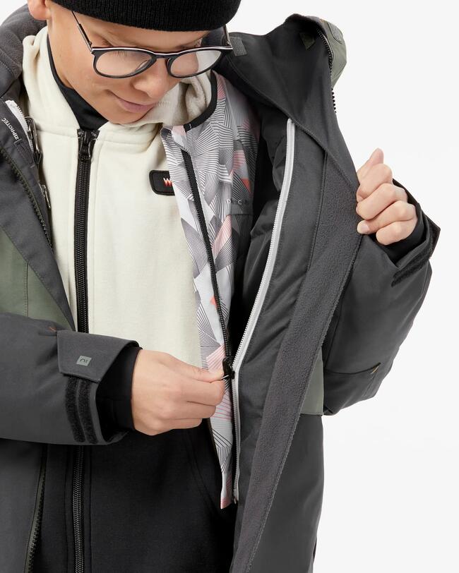 VESTE DE SNOWBOARD GARÇON LONGUE ET TRÈS RÉSISTANTE 