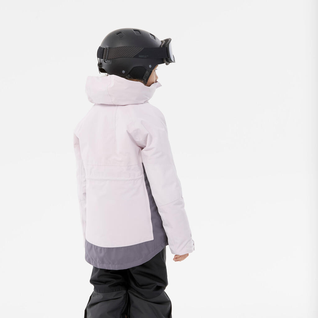 Snowboardjacke Mädchen lang sehr robust - SNB 500 rosa