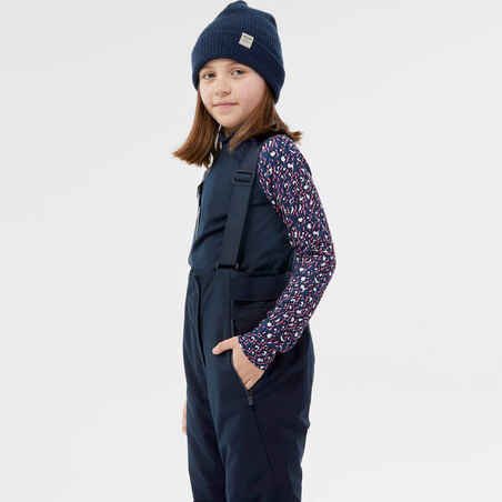 Kids’ warm and waterproof ski trousers PNF 900 - Navy blue