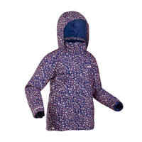 Kids’ Warm and Waterproof Ski Jacket 500 - Leopard Print