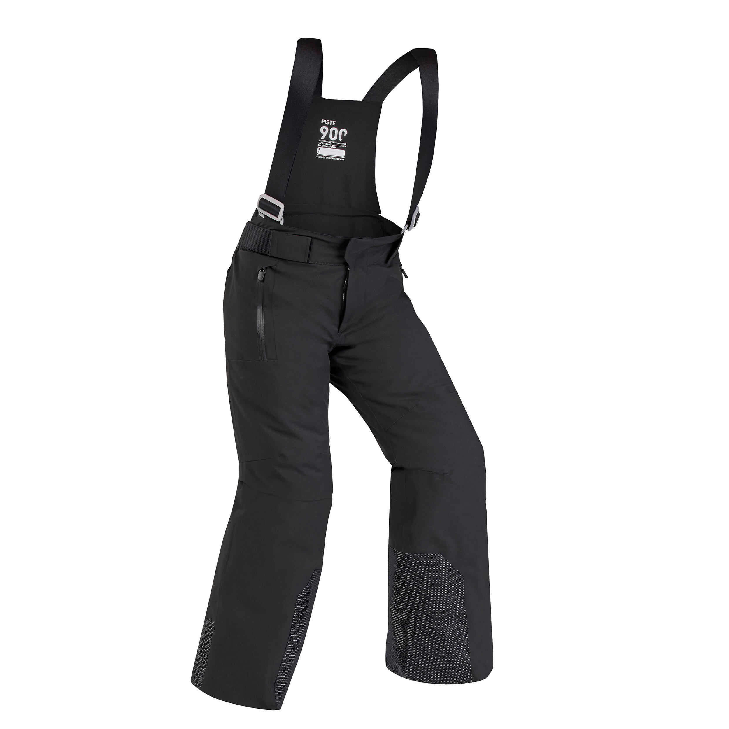 Warm and waterproof children's ski pants PNF 900 - Black