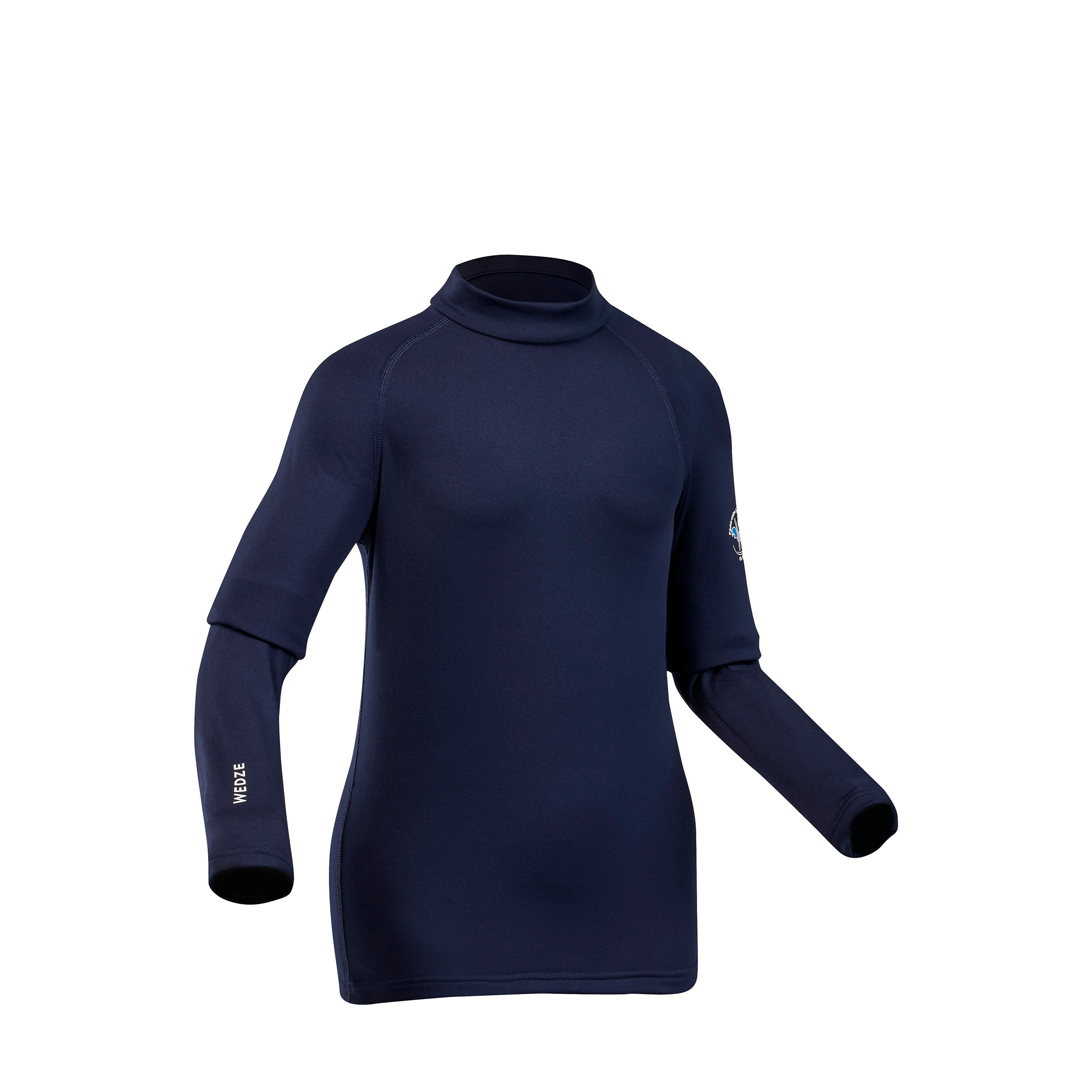 Sous-vêtement thermique de ski enfant haut - BL500 haut FFS - bleu pour les  clubs et collectivités