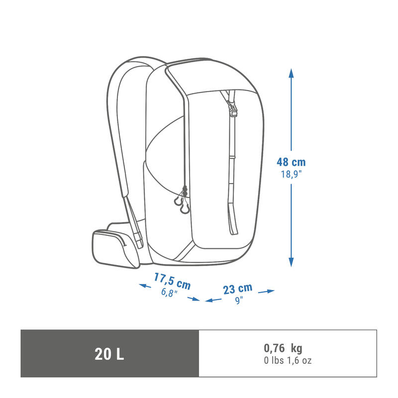 Plecak turystyczny Quechua MH100 20 l