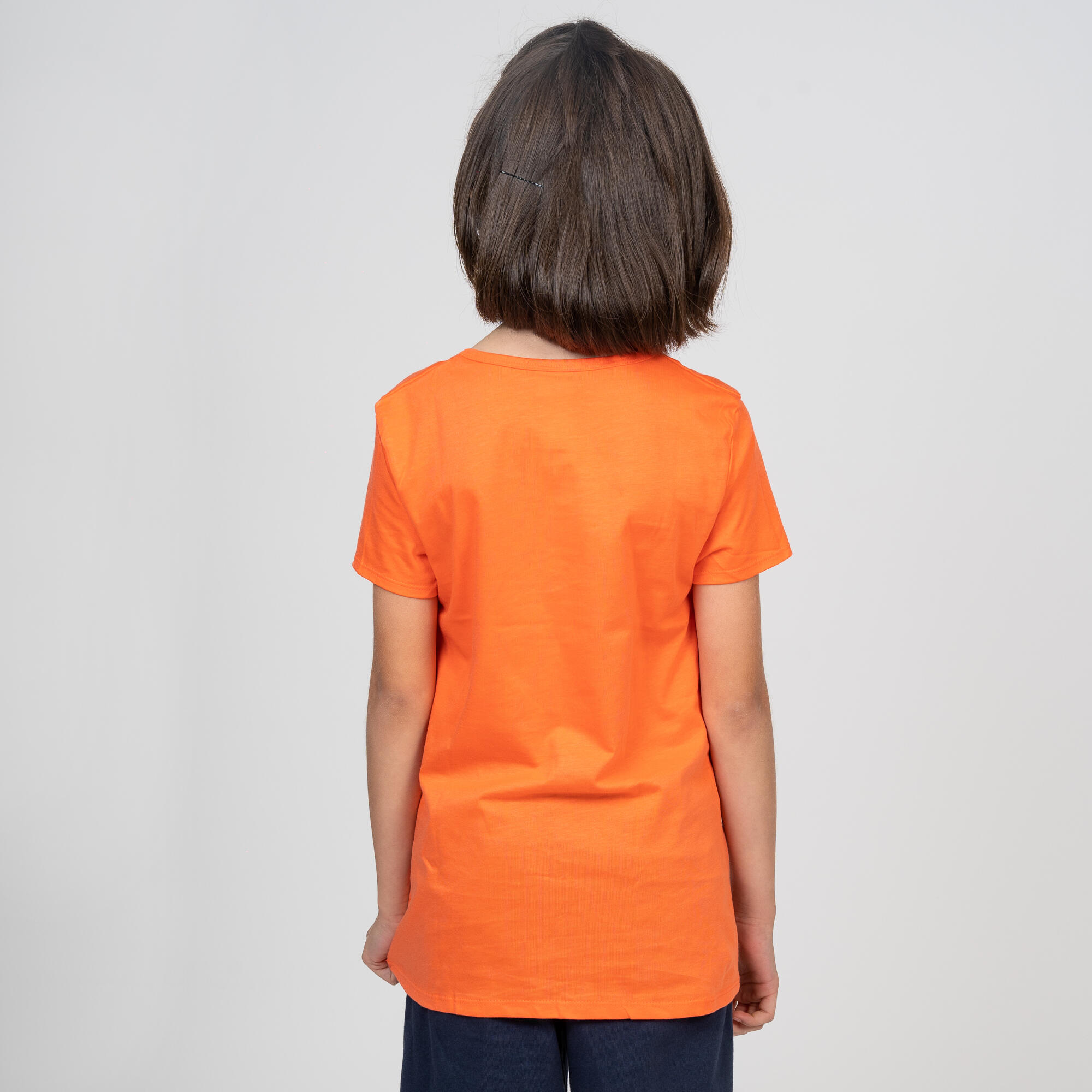 Kids' Basic T-Shirt - Coral Print 5/17