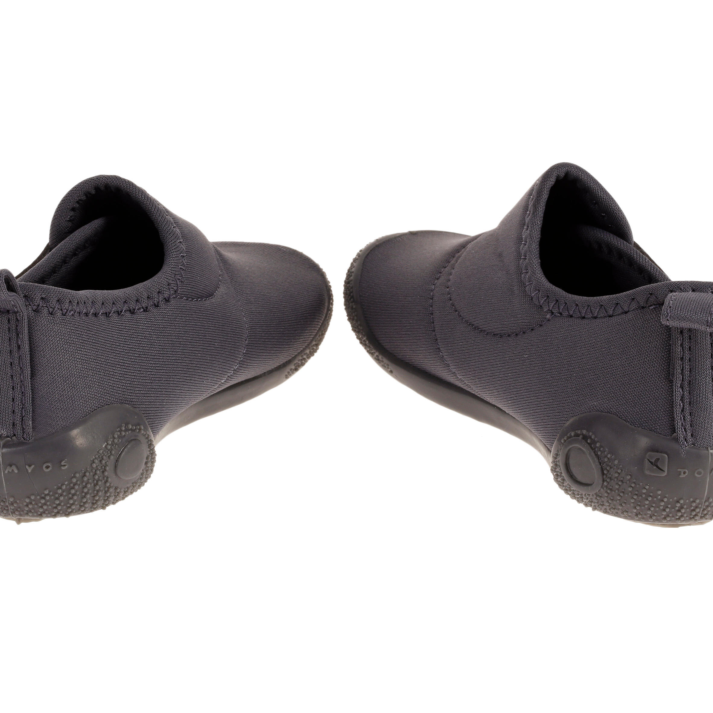 Ultralight Baby Gym Bootees - Dark Grey 9/19
