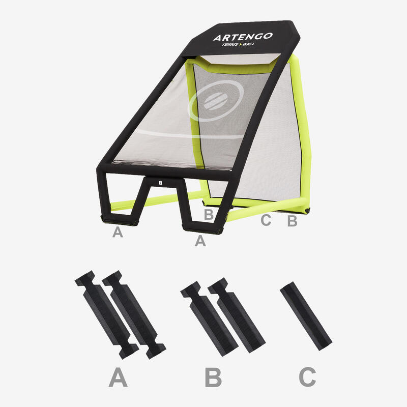 Almofadas de substituição para muro de ténis insuflável Artengo