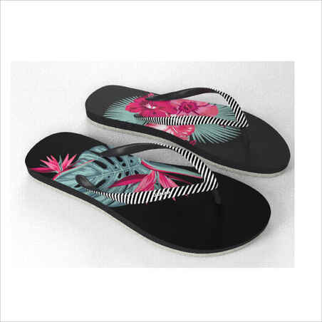 Women's flip-flops -190 Paradise black pink