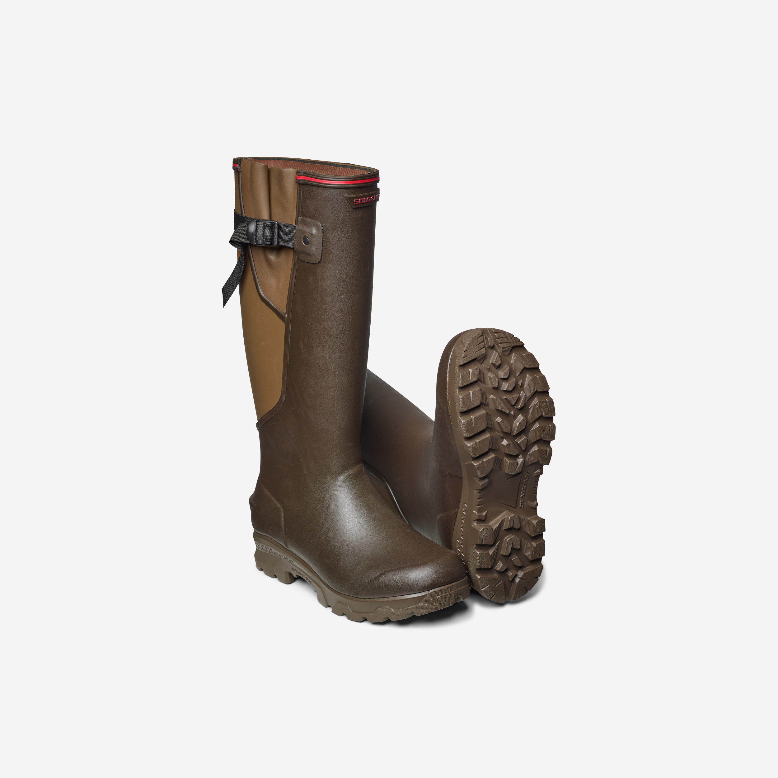 Bottes femme chaudes caoutchouc neoprene 520 - Chasse - Solognac- Clubs - Entreprises - Collectivités - Associations