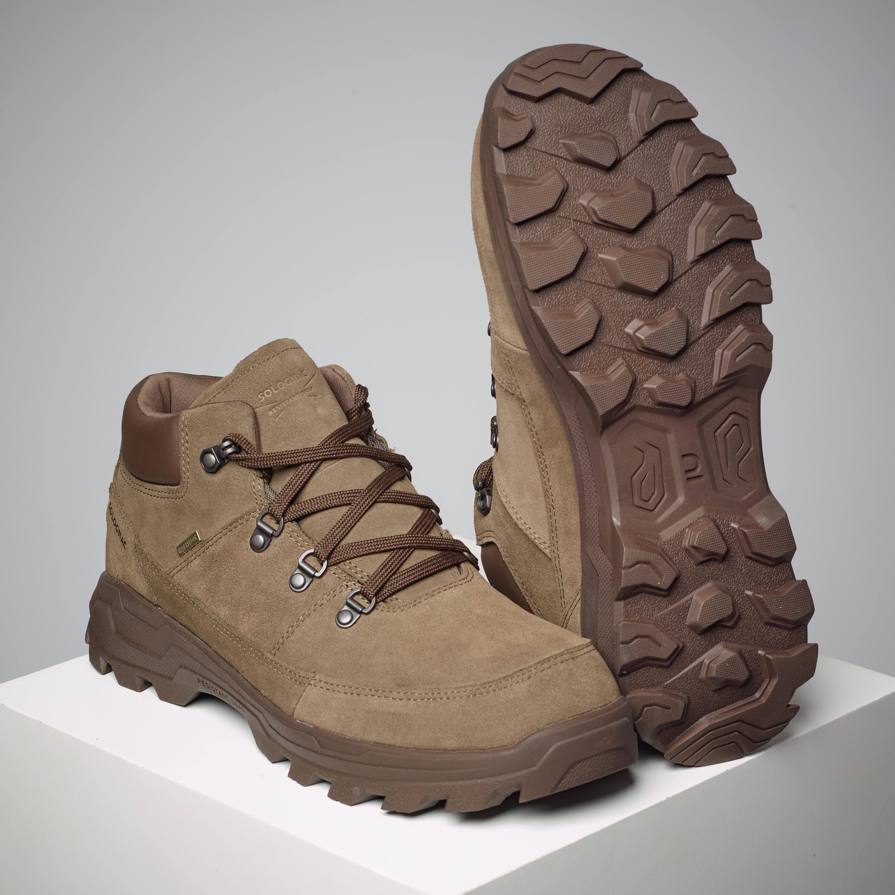 Botas Solognac Crosshunt 110 Heritage Impermeables Cordones 9/15