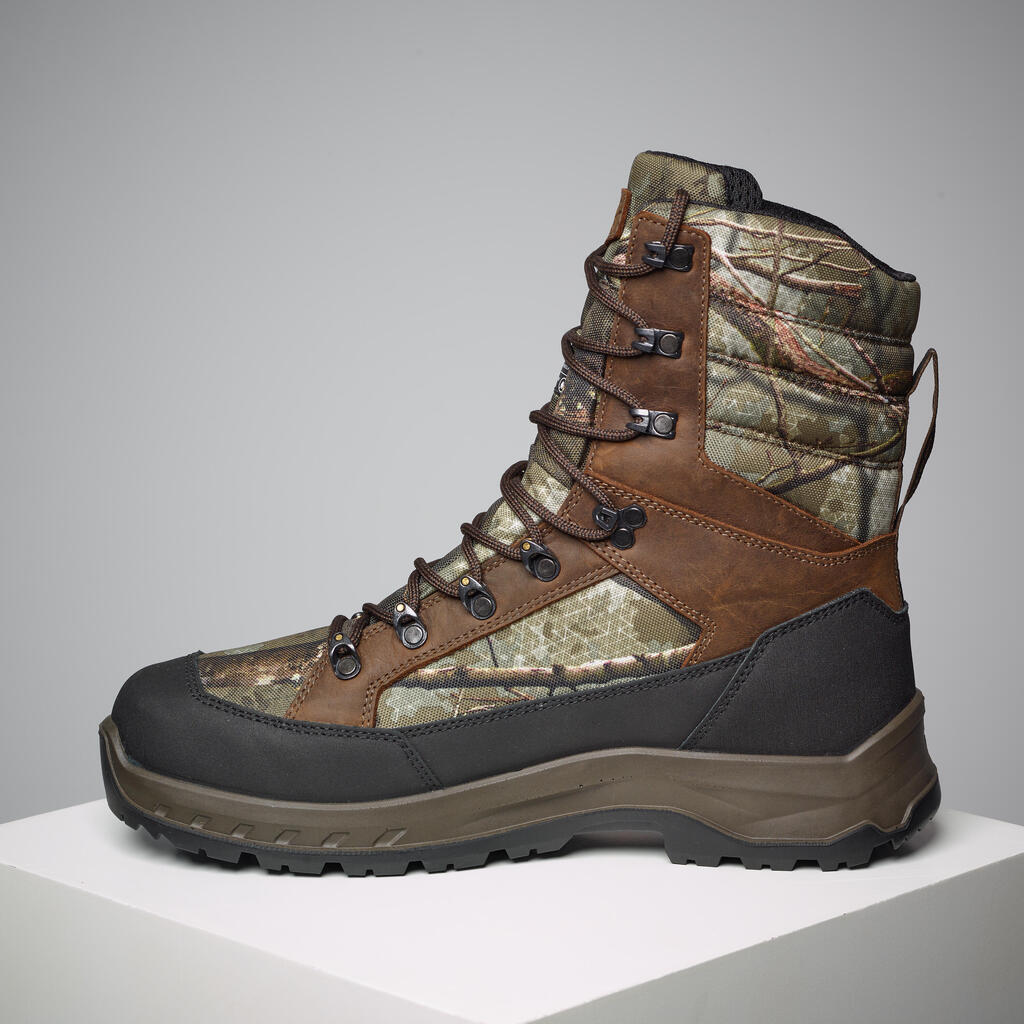 Jagdstiefel CROSSHUNT 540 wasserdicht warm Camouflage 