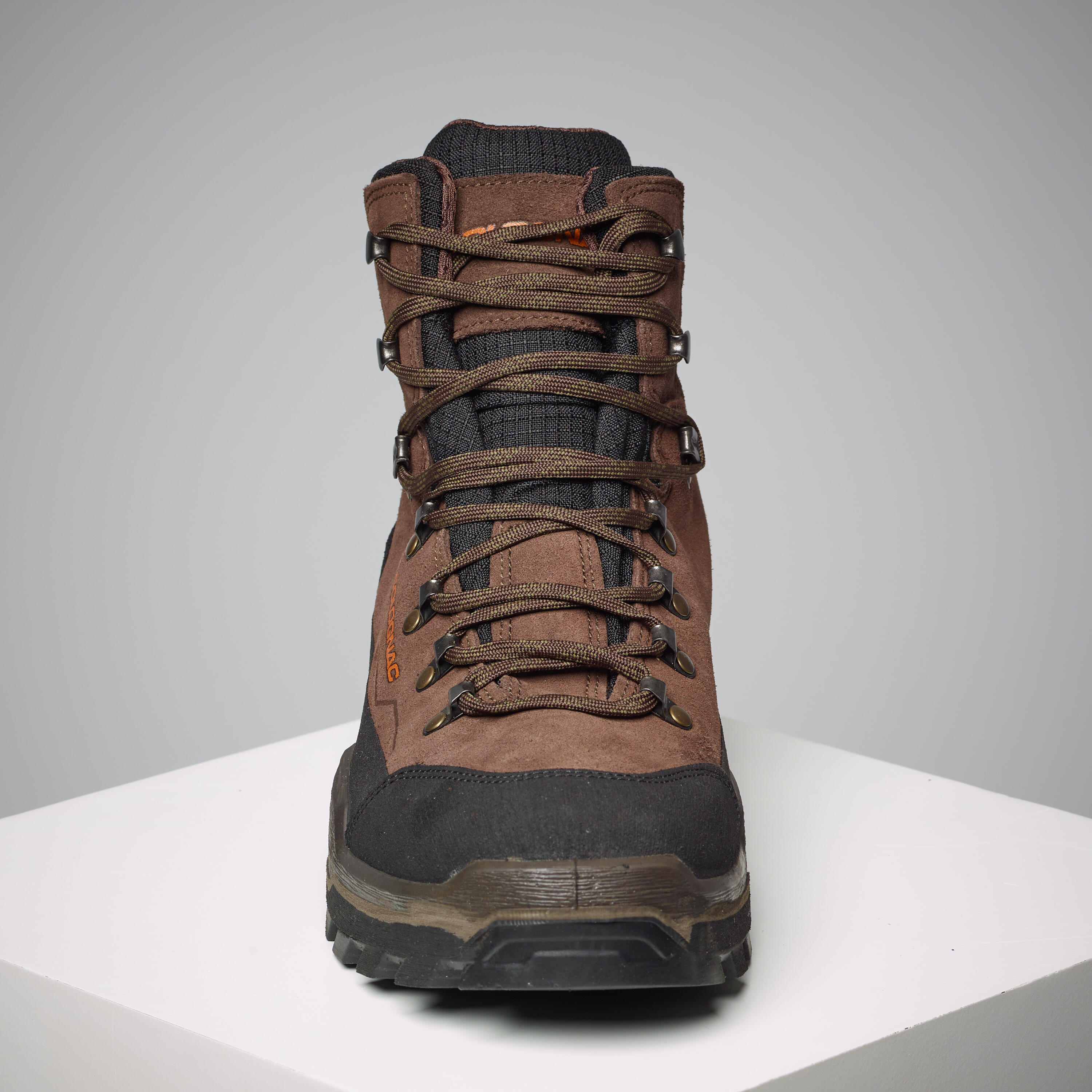 Jagdstiefel CROSSHUNT 500 wasserdicht robust braun 3/5