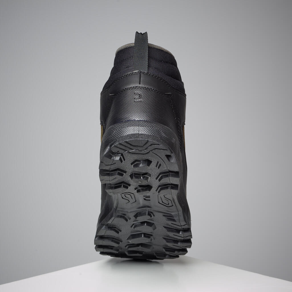 Chaussures chasse imperméables vertes crosshunt 100 v2