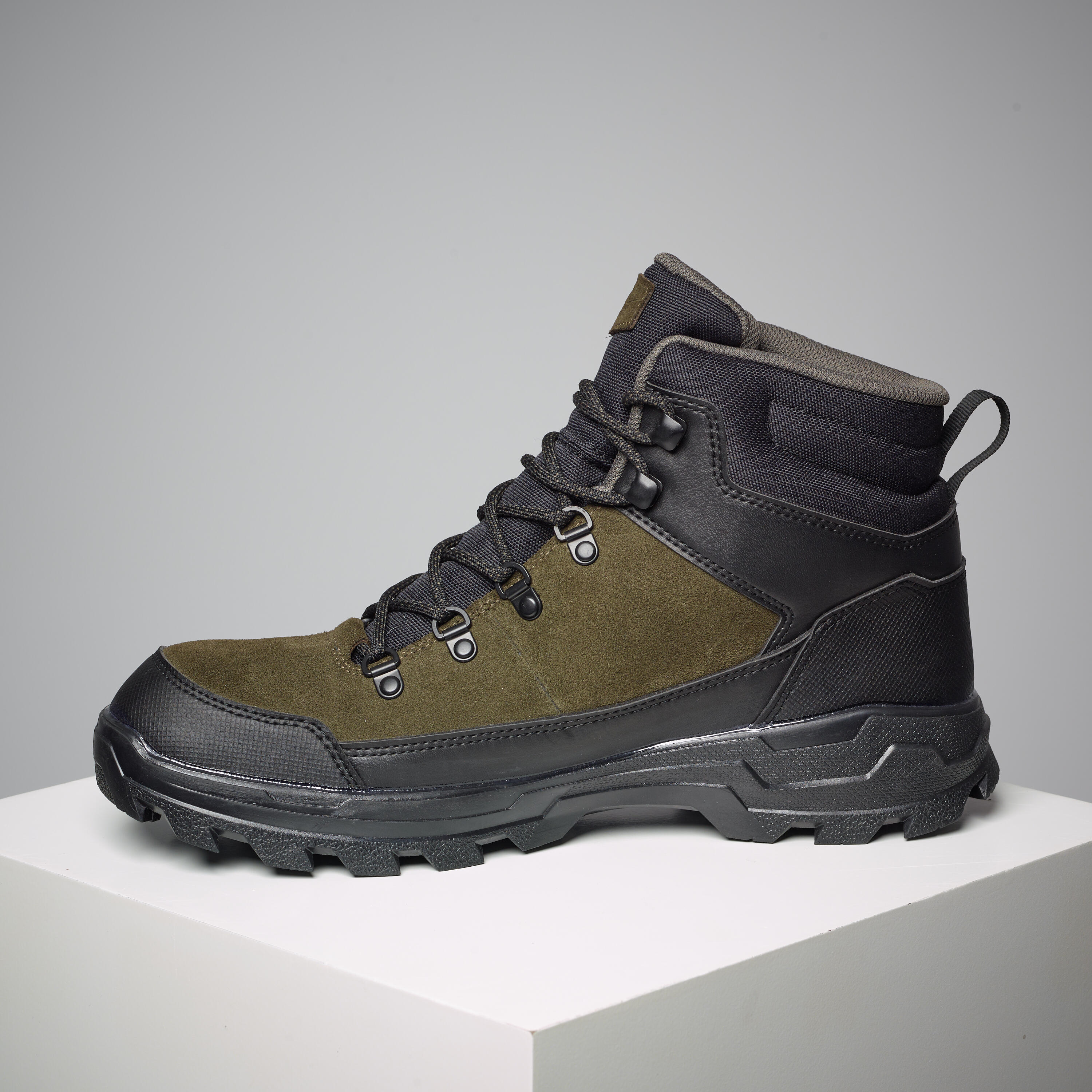 Men’s Waterproof Durable Walking Boots Crosshunt 100 Resist - Outdoor Footwear 3/5