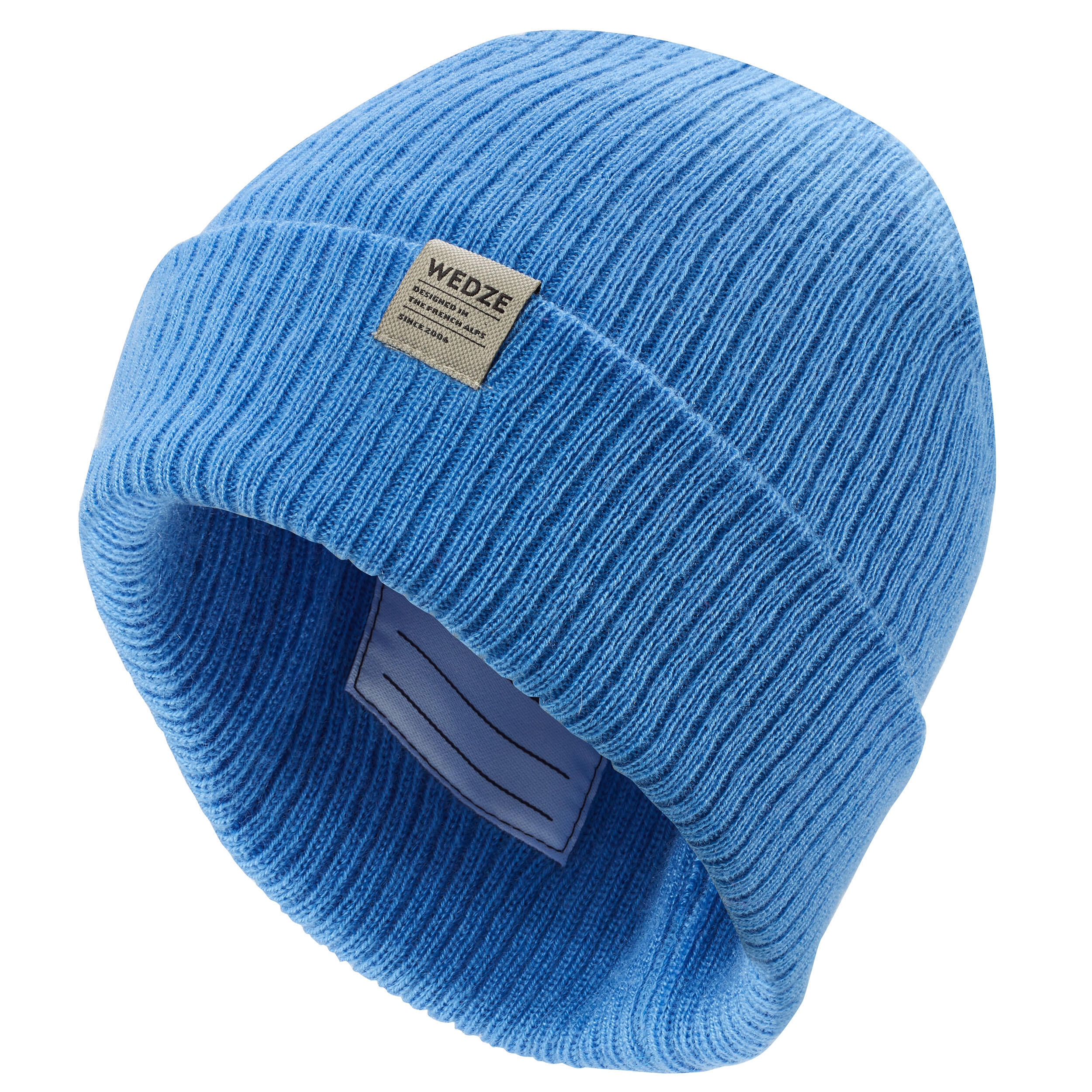 KIDS' SKI HAT - FISHERMAN - Blue 1/8