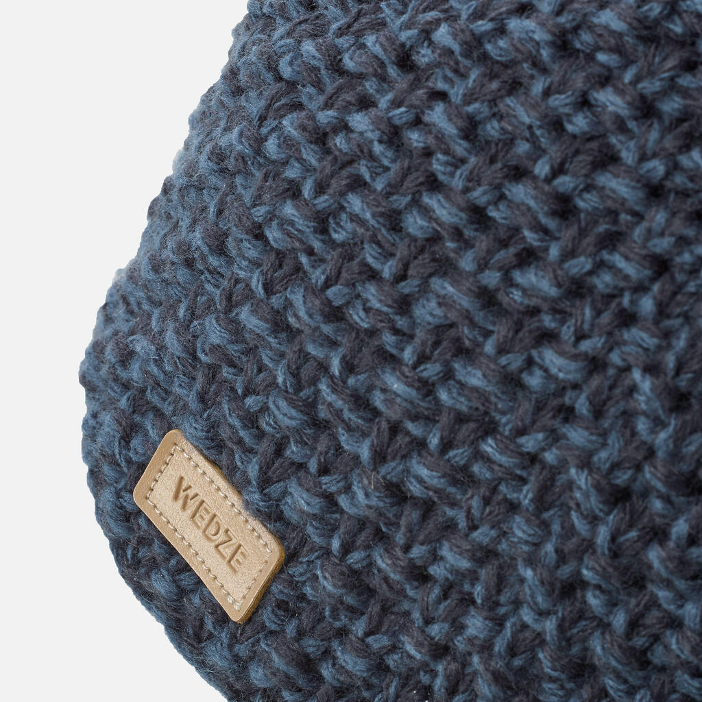 Bērnu slēpošanas cepure “Timeless”, ražota Francijā, tumši zila