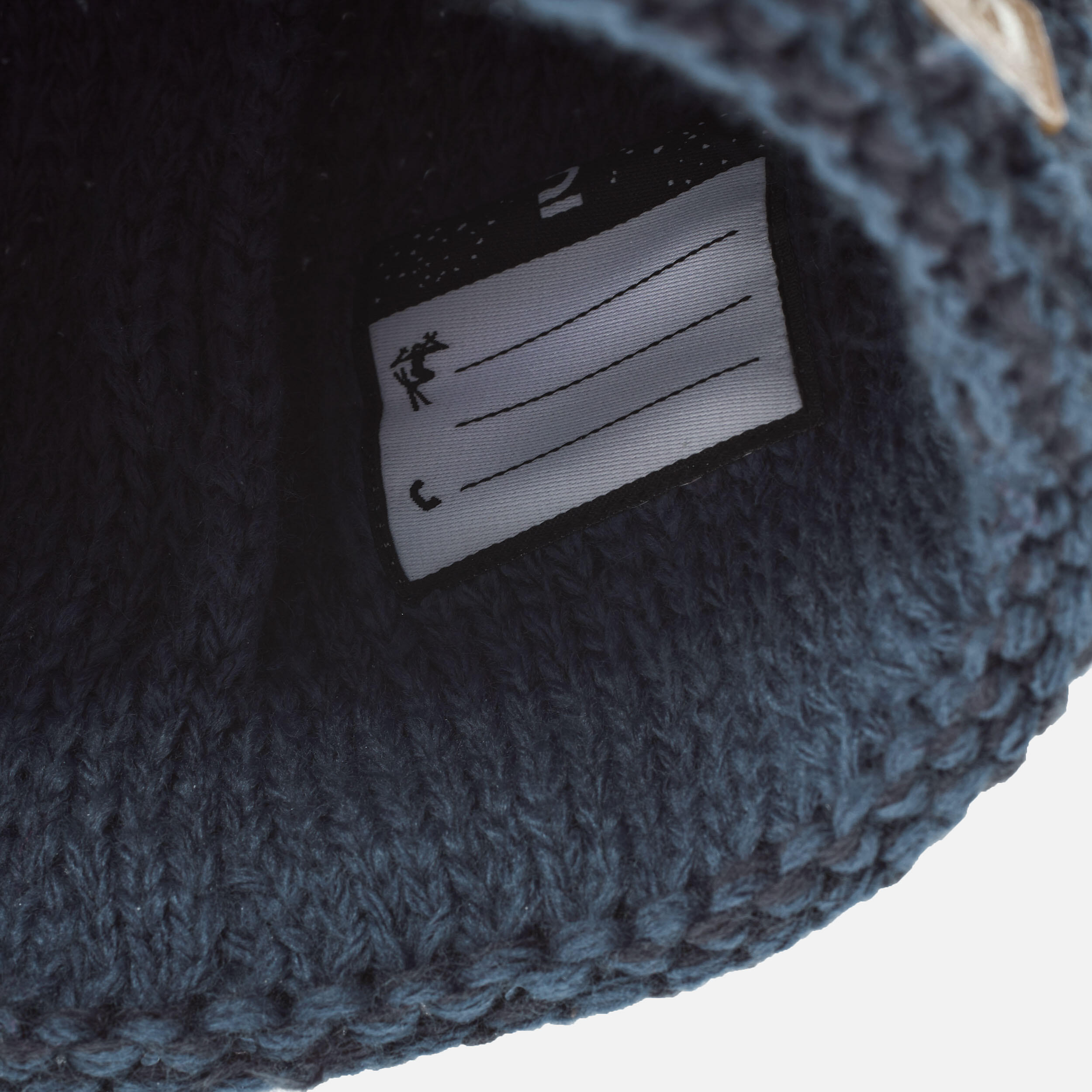BONNET DE SKI MADE IN FRANCE ENFANT - TIMELESS - bleu foncé 6/7