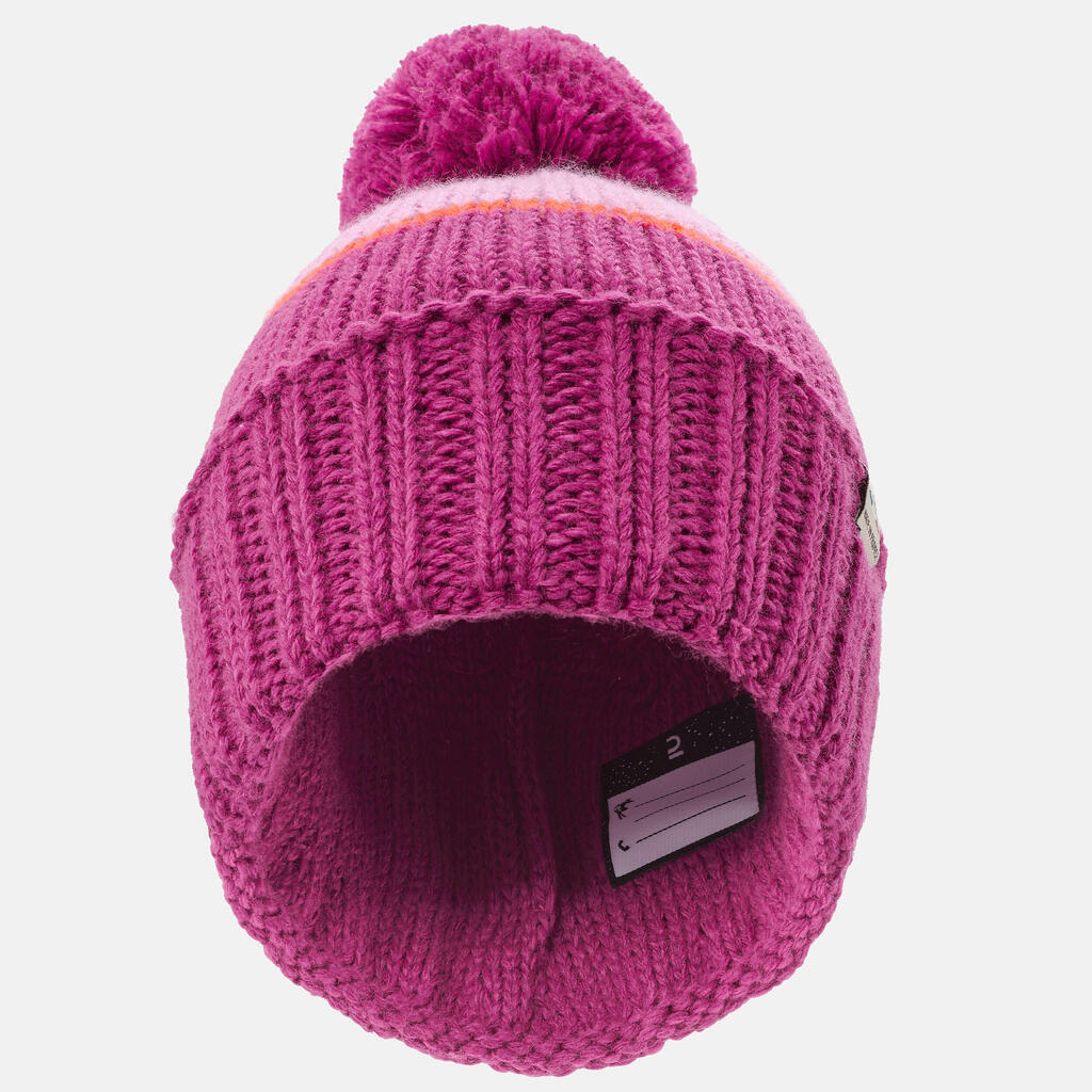 Kids’ Ski Hat Grand Nord Made in France - Pink