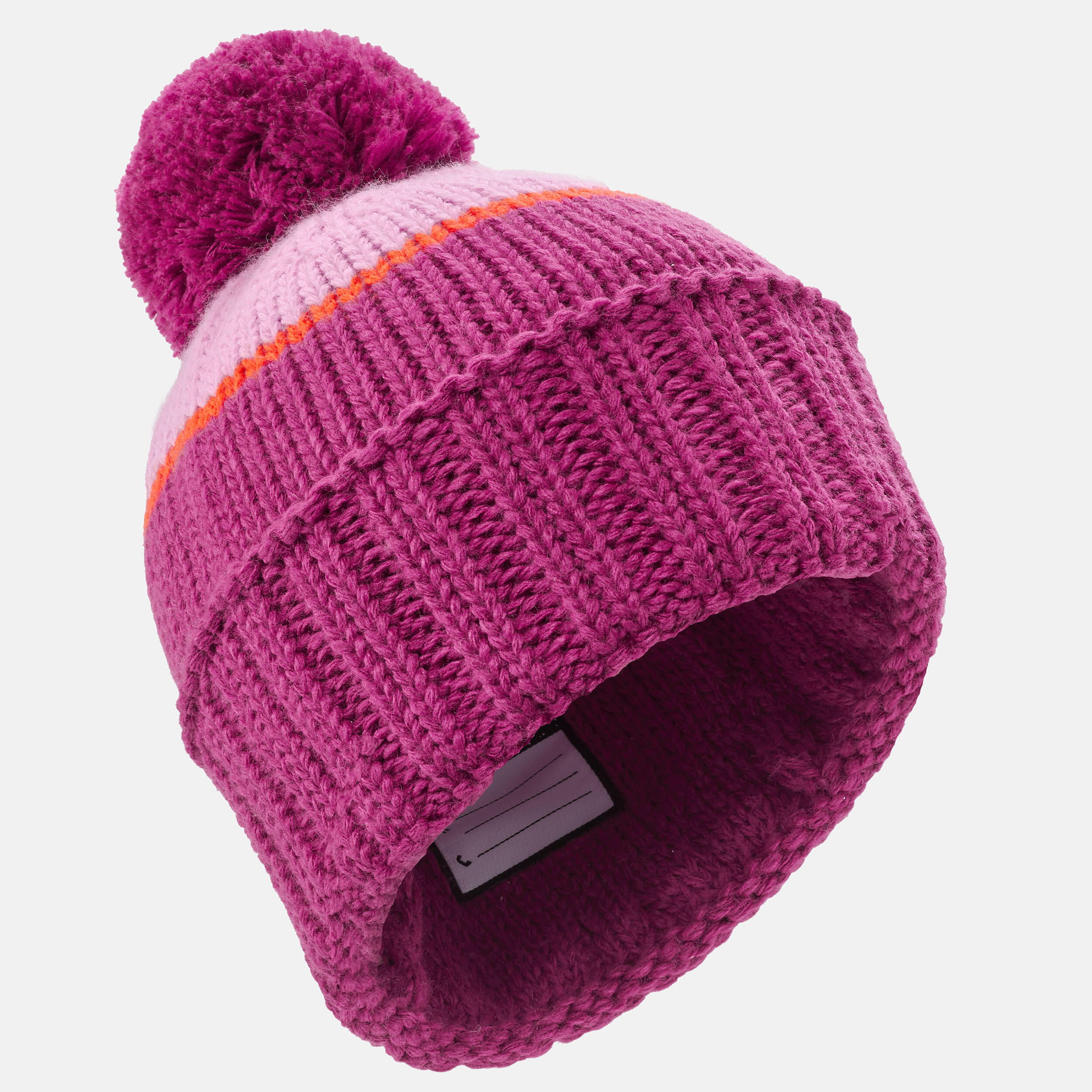 Kids’ Ski Hat Grand Nord Made in France - Pink 2/7