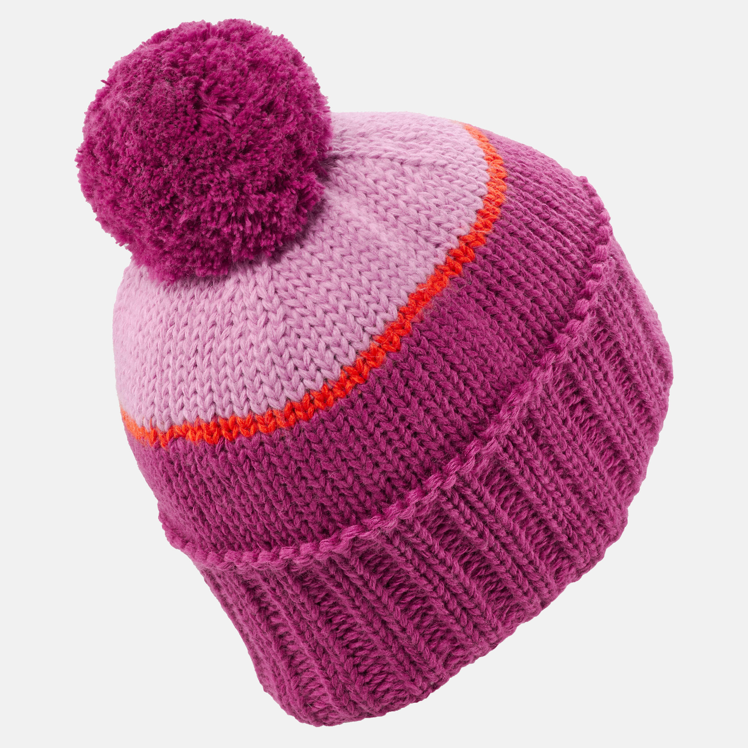 BONNET DE SKI MADE IN FRANCE ENFANT - GRAND NORD - ROSE 6/7
